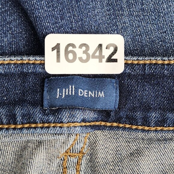 J Jill Jeans Womens 6 Blue Weekender Straight Leg Mid Rise Casual Stretch Denim - Picture 8 of 11